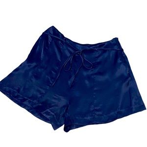 Zara satin feel high waist shorts